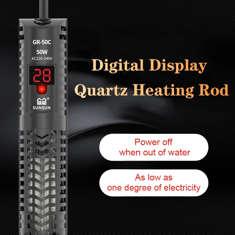 Marine Aquarium Heater - 수족관 수중 히터 어항 석영 유리