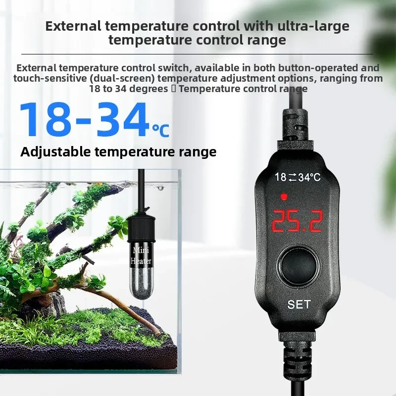유니버설 미니 수족관 히터, 어항 히터, 수중 온도 조 - Marine Aquarium Heater 리뷰 및 가격