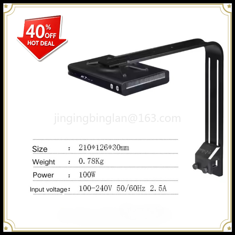 새로운 K7 PRO IV 100W 풀 스펙트럼 WiFi - Marine Aquarium Lights For Sale 리뷰 및 가격