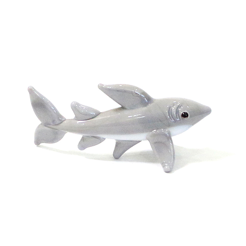 수제 미니 유리 상어 피규어 귀여운 작은 해양 동물 조 - Marine Aquarium Design 리뷰 및 가격