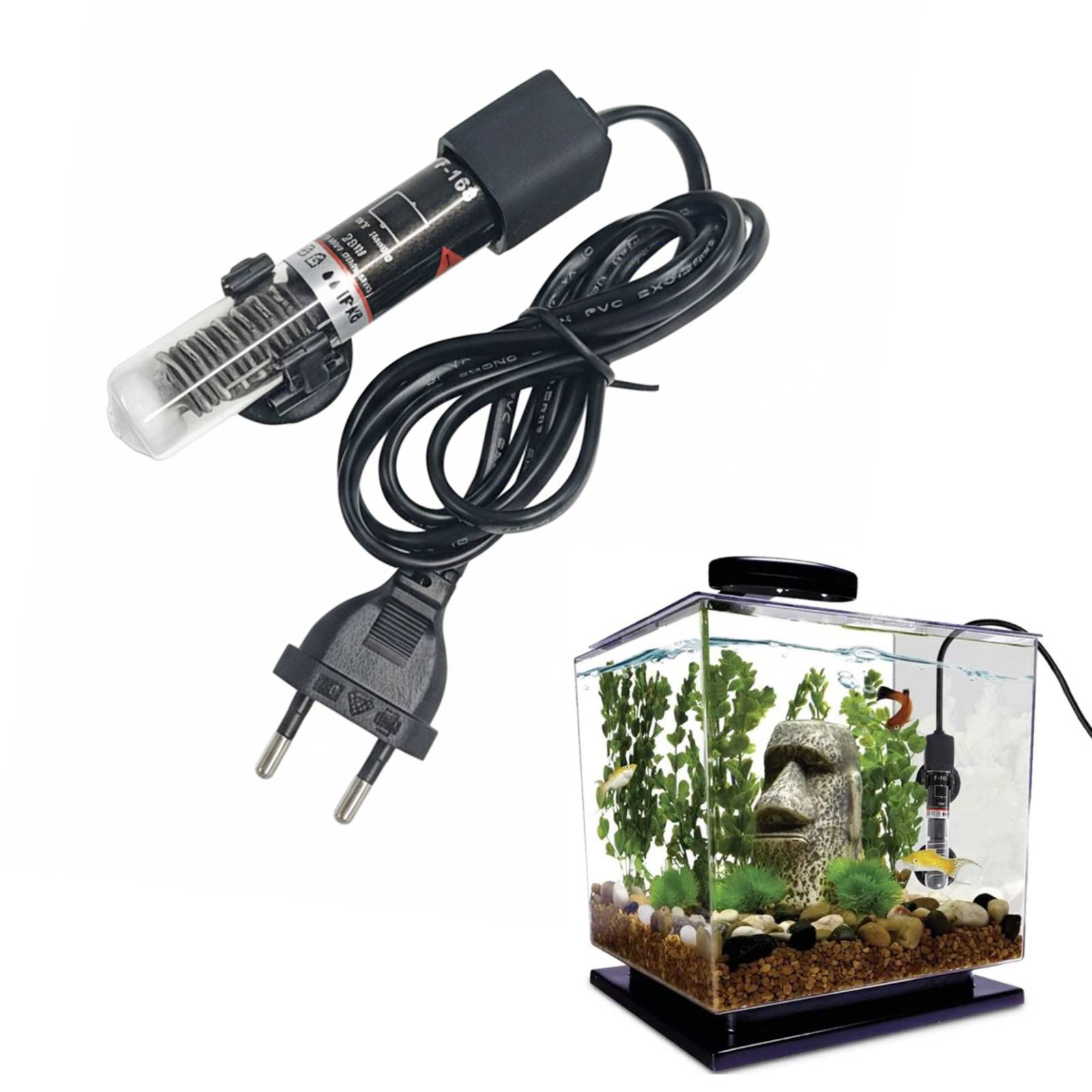 미니 수족관 히터 잠수정 물고기 탱크 물 자동 온도 2 - Marine Aquarium Heater 리뷰 및 가격