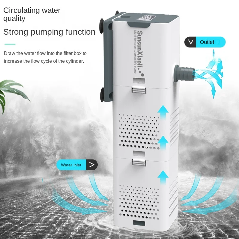 SUNSUN 3 in 1 필터 수족관 물고기 탱크 필터 - Marine Aquarium Design 리뷰 및 가격