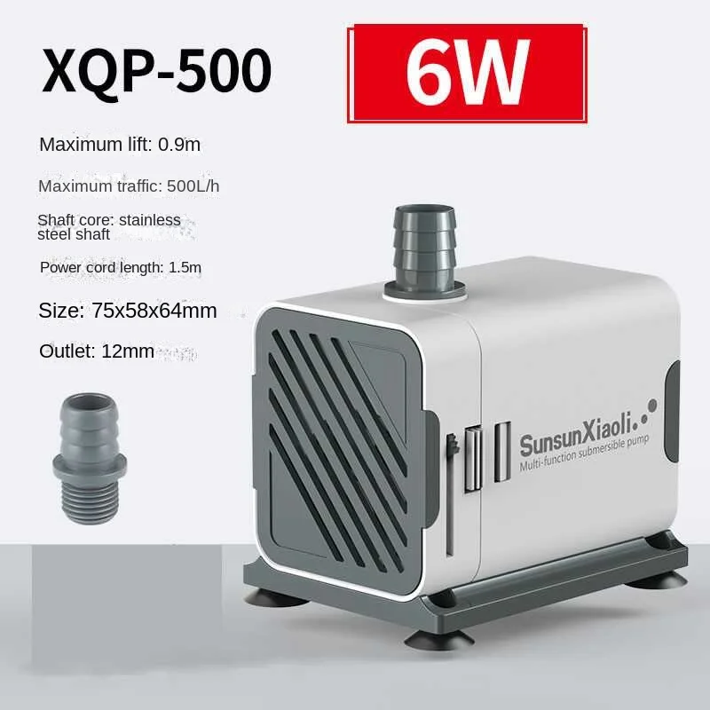 SUNSUN XQP 매우 조용한 3-60W 잠수정 분수 - Marine Aquarium Design 리뷰 및 가격