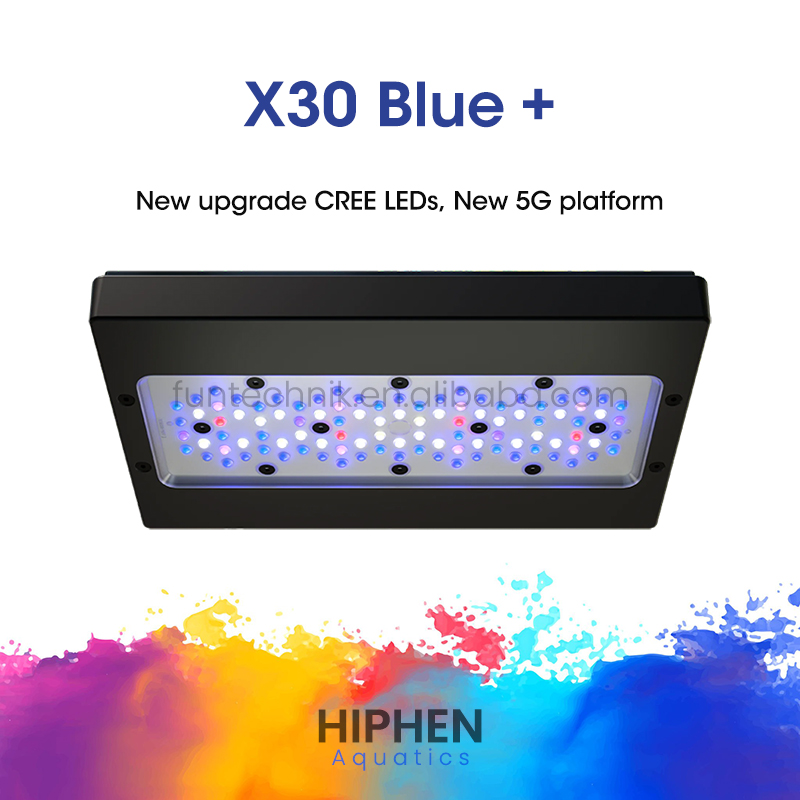 X30 블루+ 스마트 215W 풀 스펙트럼 WiFi 앱 - Aquarium Blue Marine 리뷰 및 가격