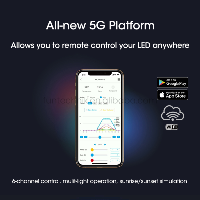 X30 블루+ 스마트 215W 풀 스펙트럼 WiFi 앱 - Aquarium Blue Marine 리뷰 및 가격