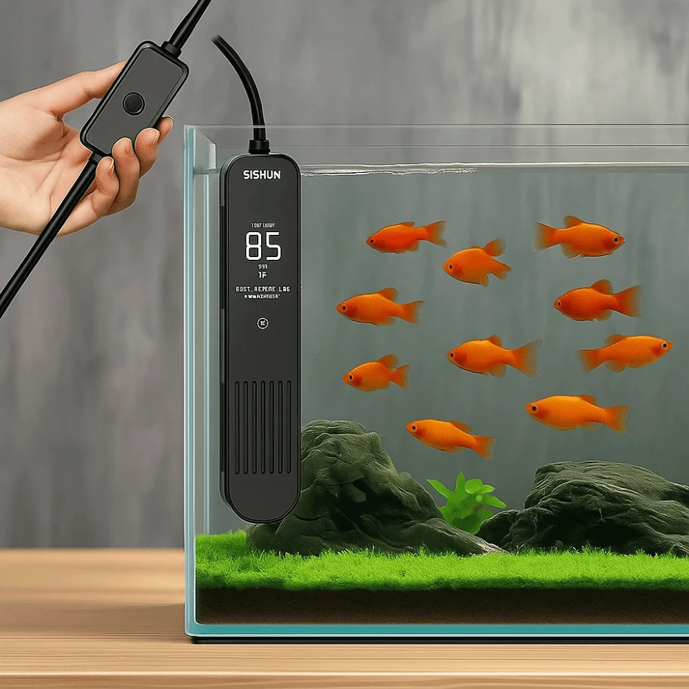 LCD 디스플레이 20-35 ° C 디지털 어항 히터  - Marine Aquarium Heater 리뷰 및 가격